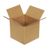 7" x 7" x 6" Corrugated Boxes 25ct