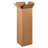6" x 6" x 24" Tall Corrugated Boxes, 25ct