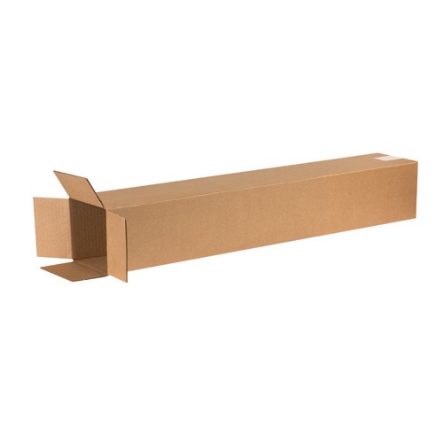 6 x 6 x 40 Tall Corrugated Boxes 25ct