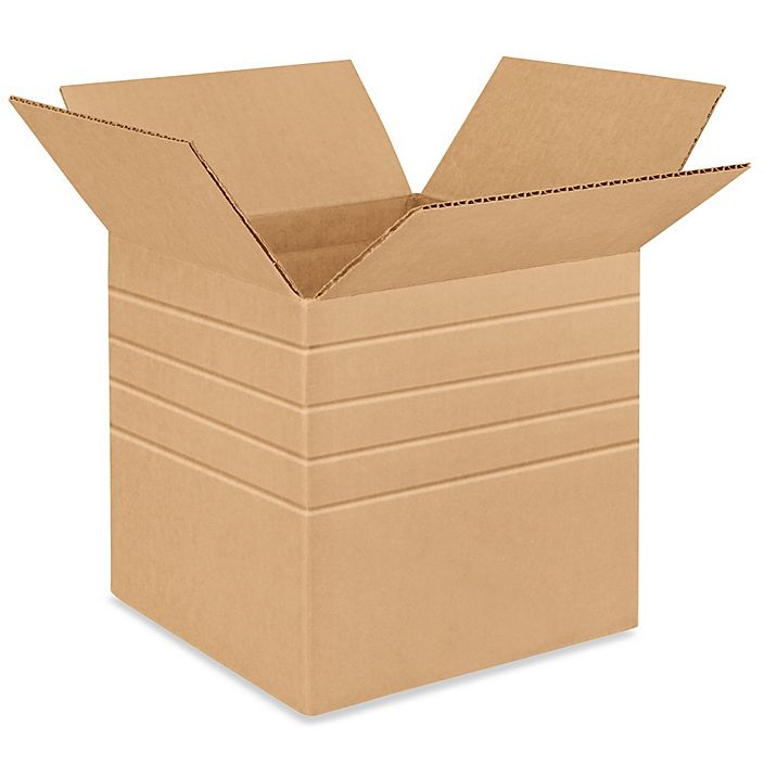 13" x 13" x 13" Multi Depth Corrugated Boxes 25ct