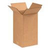 8" x 8" x 14" Tall Corrugated Boxes, 25ct