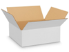 11 3/4" x 8 3/4" x 4 3/4" White Corrugated Boxes