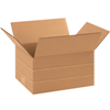 12" x 12" x 6" Multi Depth Corrugated Boxes 25ct