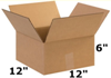 12" x 12" x 6" Double Wall Boxes 15ct