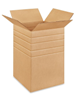 12" x 12" x 18" Multi Depth Corrugated Boxes 25ct