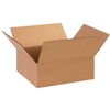 13" x 13" x 5" Flat Corrugated Boxes 25ct