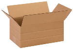 14 1/2" x 8 3/4" x 6" Multi-Depth Corrugated Boxes