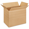 14-1/2" x 8-3/4" x 12" Multi-Depth Corrugated Boxes 25ct