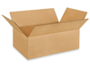 15" x 10" x 5" Flat Corrugated Boxes 25ct