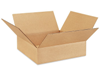 15" x 15" x 4" Flat Corrugated Boxes, 25ct