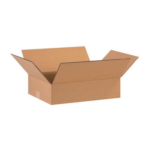 16 x 12 x 4 Flat Corrugated Boxes 25ct