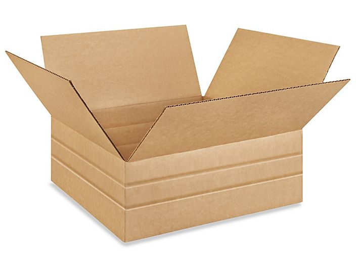 17-1/4" x 11-1/4" x 6" Multi-Depth Corrugated Boxes 25ct