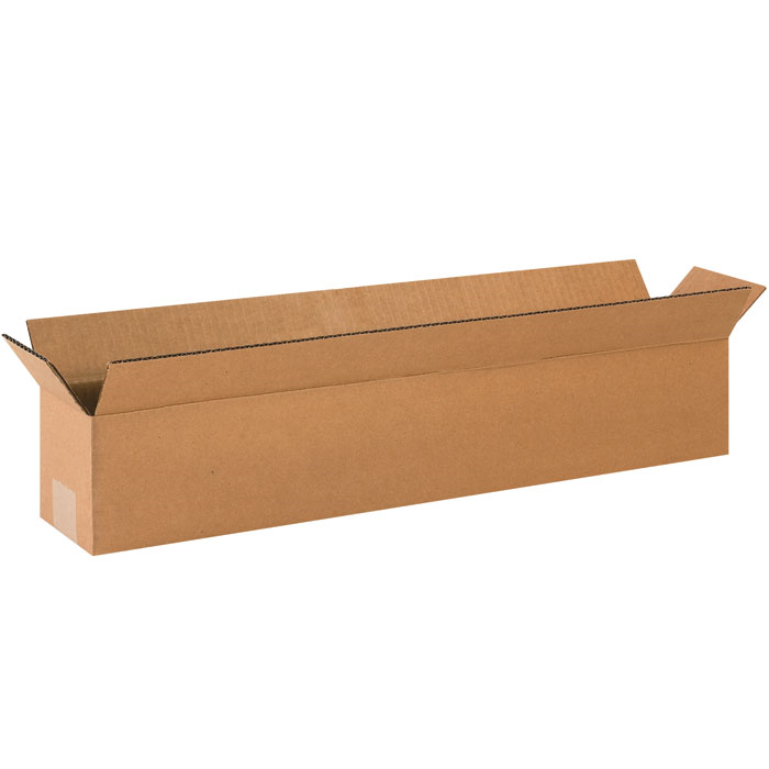 24" x 6" x 4" Long Corrugated Boxes 25Pk