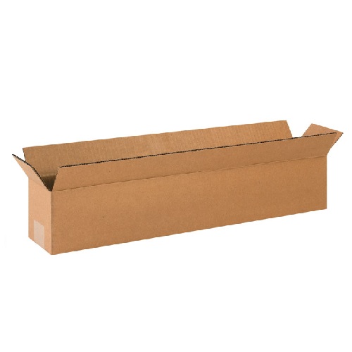 24 x 4 x 4 inch Long Corrugated Box 10-Pack