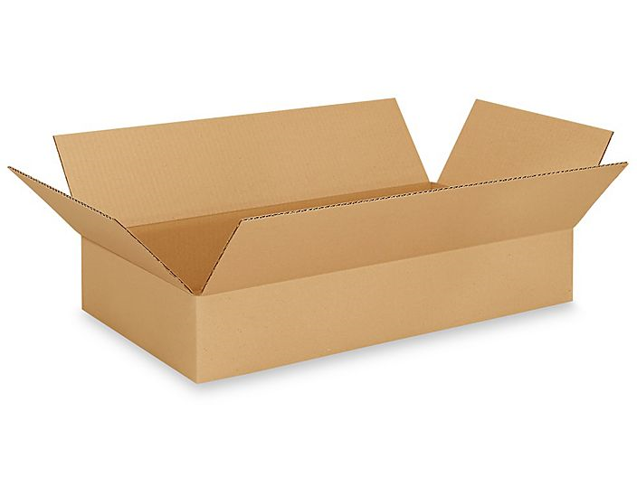 24" x 14" x 4" Flat Corrugated Boxes 25ct