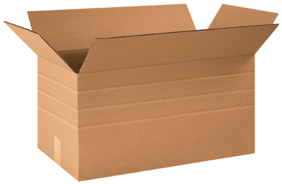 24" x 16" x 12" Multi-Depth Corrugated Boxes