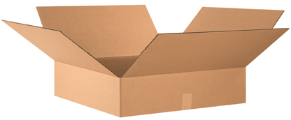 24" x 24" x 6" Flat Corrugated Boxes 10ct