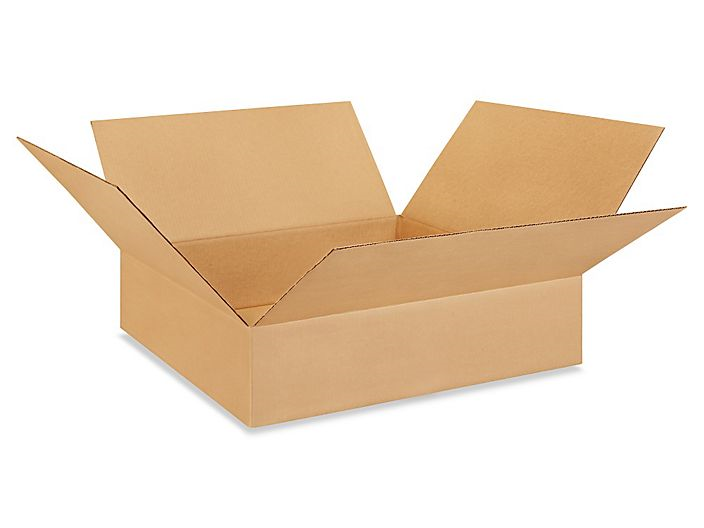 28" x 24" x 6" Flat Corrugated Boxes 20ct