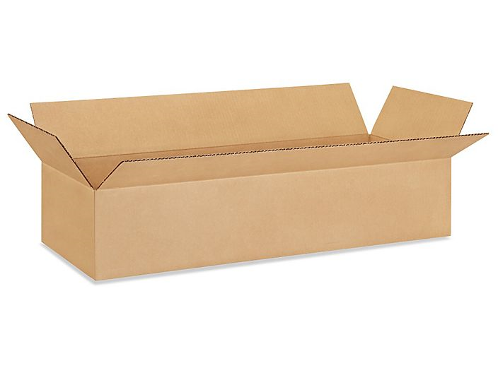 34" x 10" x 6" Long Corrugated Boxes 20ct