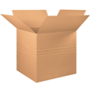 36" x 36" x 36" Multi-Depth Corrugated Boxes 5ct