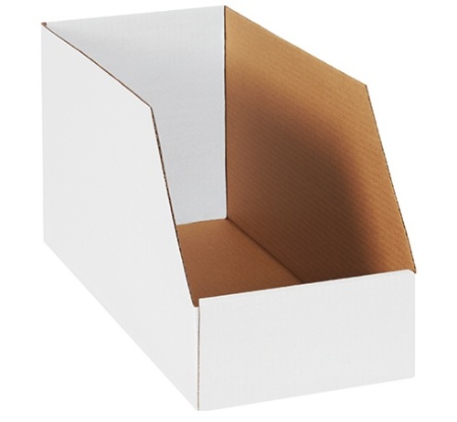 8 x 18 x 10 Jumbo Open Top Bin Box 25ct