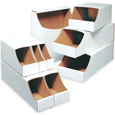 4 x 12 x 4-1/2" Stackable Bin Box 50ct