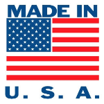 4 x 4" Made In USA Labels 500ct roll