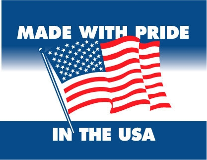 3 x 4" Made with Pride In the USA Label