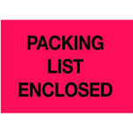 3 x 5" Packing List Enclosed Label 500ct Roll