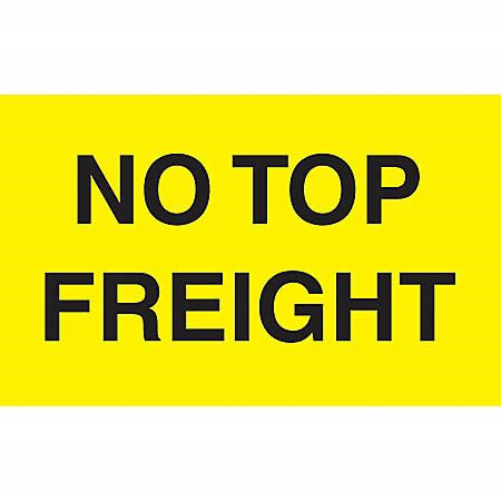 3 x 5" No Top Freight Label