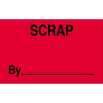 3 x 5" Scrap By Label 500ct Roll