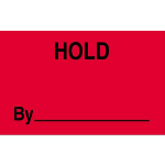 3 x 5" Hold By Label