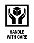 3 x 4" Handle with Care Labels 500ct Roll