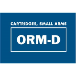 2 1/4 x 1 3/8" ORM-D Cartridges, Small Arms Label