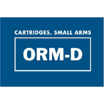 2-1/4 x 1-3/8" ORM-D Cartridges, Small Arms Label