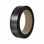 1/2" x 8,900` .026 410# 16 x 6 Black Hand Grade Poly Strapping