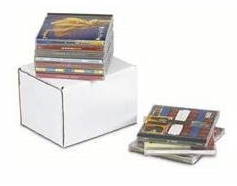 5-5/8 x 4-3/16 x 5" CD Jewel Case Corrugated Mailer 50ct