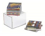 10 5/16 x 5 x 5 9/16" CD Jewel Case Corrugated Mailers, 50ct