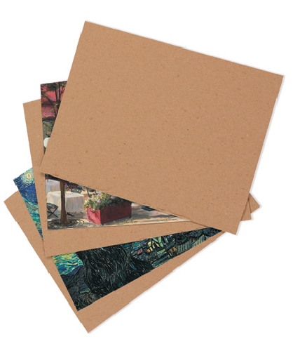 8-1/2 x 11" 22pt Chipboard Pad 960ct