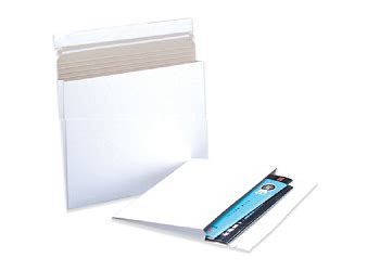17 x 14 x 1" White Expand-A-Mailer Gusseted Paperboard Mailer