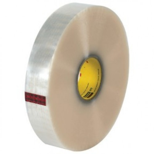 3" x 1000 yds 2.2 Mil Medium Grade Clear Hot Melt Carton Sealing Tape 4ct