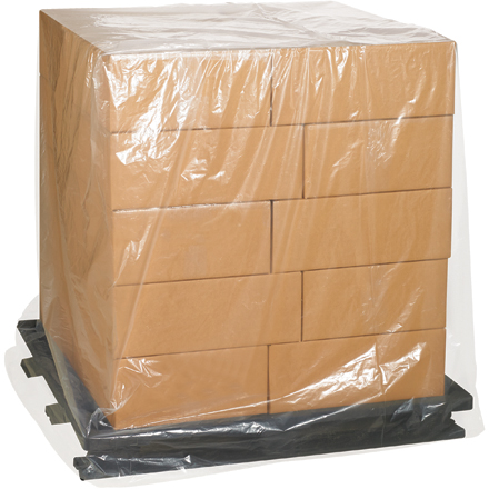 51 x 49 x 85" 3 Mil Clear Pallet Covers 50ct