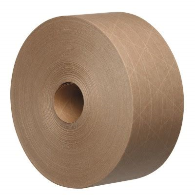 70mm  x 375' Kraft Economy Reinforced Tape 8ct