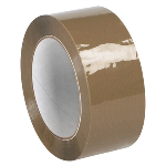 2" x 110 yds 1.75 Mil Utility Grade Tan Acrylic Carton Sealing Tape 36ct