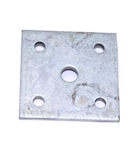 Galvanized U-Bolt Plate for 1-3/4" Axles