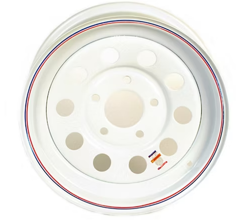 Dexstar 15" x 5" White Mod Wheel 550