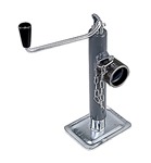 Bulldog 7K Topwind Pipe Mount Swivel Jack 10"