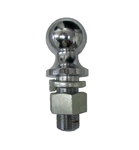 Wallace Forge 2" 10K Chrome Hitch Ball, 1" Shank