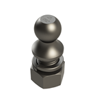 Wallace Forge 2-5/16" 10K Machined Hitch Ball, 2" Shank