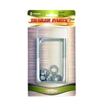 Redline 3/8" x 2-1/4" x 4-1/4" Square Zinc U-bolts, Nuts & Washers